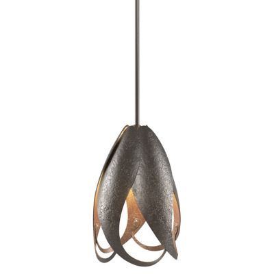 Hubbardton Forge Pental Pendant Light - Color: Bronze - Size: 1 light - 188