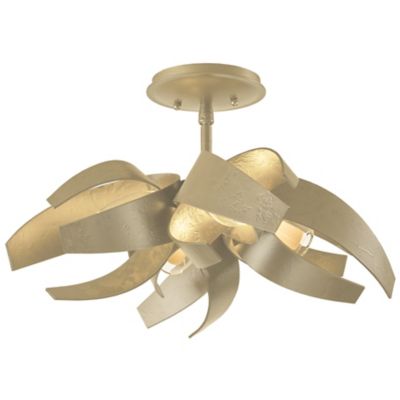 Hubbardton Forge Corona Semi-Flushmount Light - Color: Gold - Size: 4 light