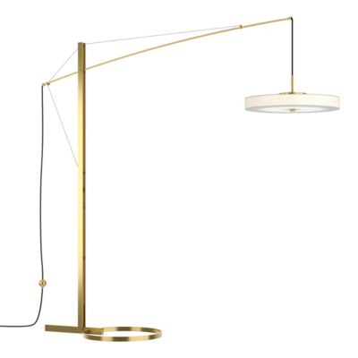 Hubbardton Forge Disq LED Floor Lamp - Color: Polished - Size: 1 light - 23