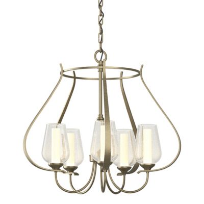 Hubbardton Forge Flora Chandelier - Color: Gold - Size: 5 light - 103045-10