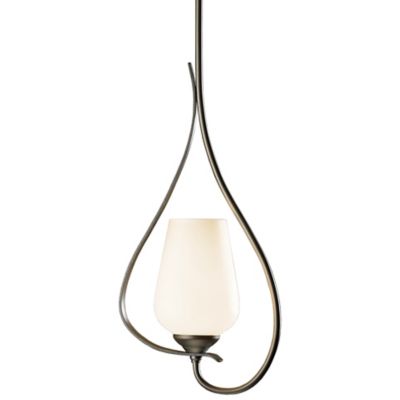 Hubbardton Forge Flora Mini Pendant Light - Color: White - Size: Standard -