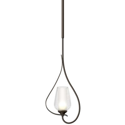 Hubbardton Forge Flora Mini Pendant Light - Color: Clear - Size: Standard -