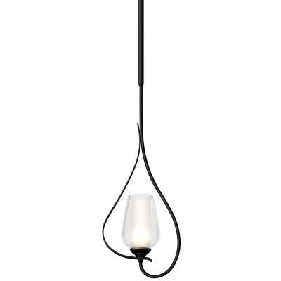 Hubbardton Forge Flora Mini Pendant Light - Color: Clear - Size: Standard -