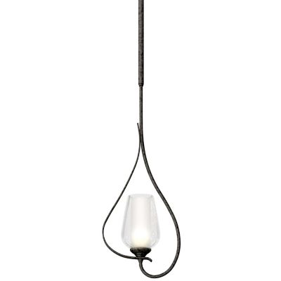 Hubbardton Forge Flora Mini Pendant Light - Color: Clear - Size: Standard -