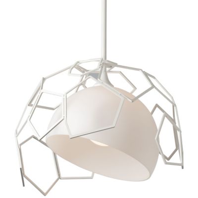 Hubbardton Forge Umbra Outdoor Pendant Light - Color: White - Size: 1 light