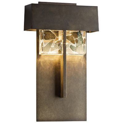 Hubbardton Forge Shard Large LED Outdoor Wall Sconce - Color: Polished - 30