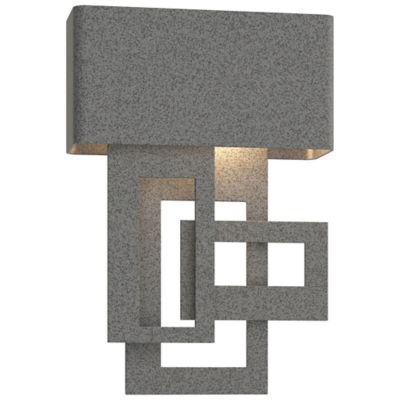 Hubbardton Forge Collage Outdoor LED Wall Sconce - Color: Polished - Size: 