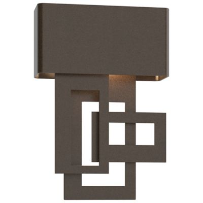 Hubbardton Forge Collage Outdoor LED Wall Sconce - Color: Oil Rubbed - Size