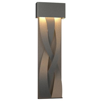 Hubbardton Forge Tress Coastal Outdoor LED Wall Sconce - Color: Polished - 