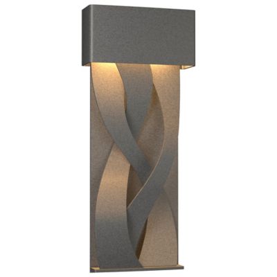 Hubbardton Forge Tress Coastal Outdoor LED Wall Sconce - Color: Polished - 