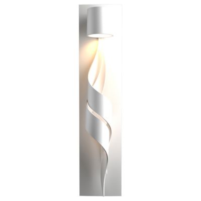 Hubbardton Forge Flux Coastal Outdoor Wall Sconce - Color: White - Size: 1 