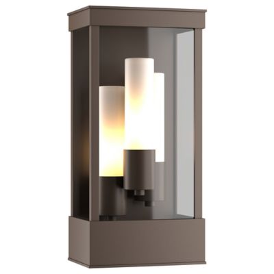 Hubbardton Forge Portico Coastal Outdoor Wall Sconce - Color: Bronze - Size