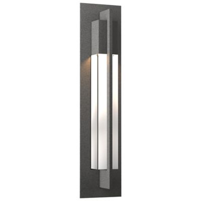 Hubbardton Forge Axis Coastal Outdoor Wall Sconce - Color: Grey - Size: Lar