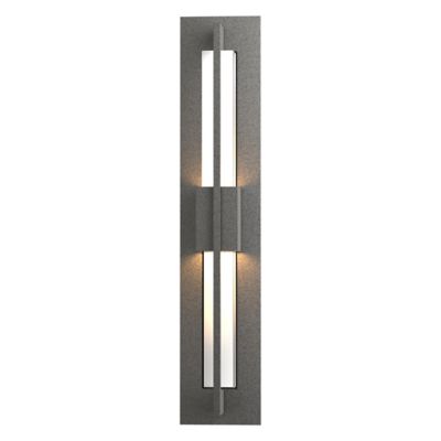 Hubbardton Forge Double Axis LED Outdoor Wall Sconce - Color: Polished - Si