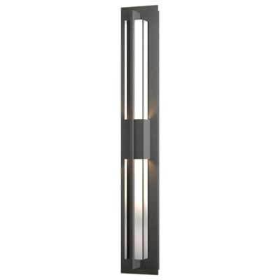 Hubbardton Forge Double Axis LED Outdoor Wall Sconce - Color: Polished - Si