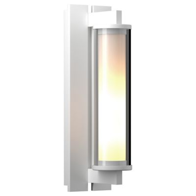 Hubbardton Forge Fuse Coastal Outdoor Wall Sconce - Color: White - Size: Me