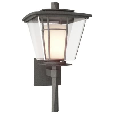 Hubbardton Forge Beacon Hall Coastal Outdoor Wall Sconce - Color: Silver - 