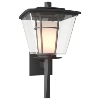 Hubbardton Forge Beacon Hall Coastal Outdoor Wall Sconce - Color: Black - S