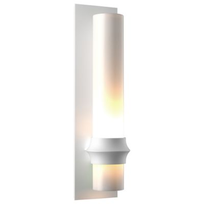 Hubbardton Forge Rook Outdoor Wall Sconce - Color: White - Size: Medium - 3