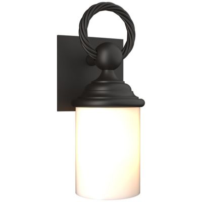 Hubbardton Forge Cavo Coastal Outdoor Wall Sconce - Color: Black - Size: 1 