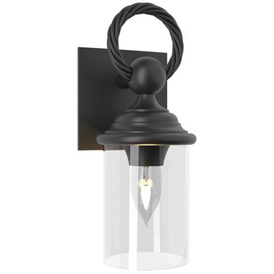 Hubbardton Forge Cavo Coastal Outdoor Wall Sconce - Color: Black - Size: 1 