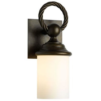 Hubbardton Forge Cavo Coastal Outdoor Wall Sconce - Color: Bronze - Size: 1