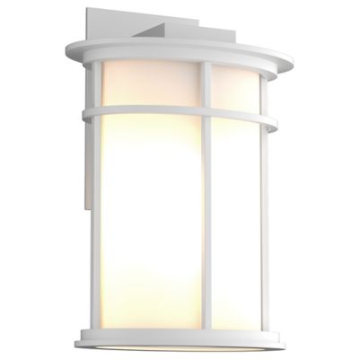 Hubbardton Forge Province Coastal Outdoor Wall Sconce - Color: White - Size