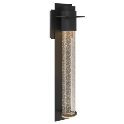 Hubbardton Forge Airis Coastal Outdoor Wall Sconce - Color: Black - Size: S