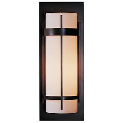 Banded Coastal Outdoor Wall Sconce