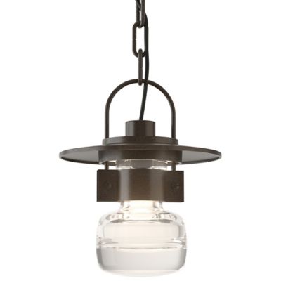 Hubbardton Forge Mason Coastal Outdoor Pendant Light - Color: Clear - Size: