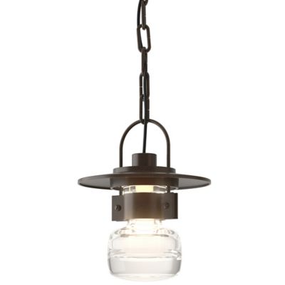 Hubbardton Forge Mason Coastal Outdoor Pendant Light - Color: Clear - Size: