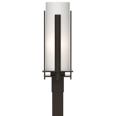 Hubbardton Forge Forged Vertical Bars Coastal Outdoor Postmount - Color: Cr
