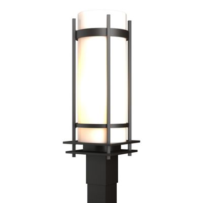 Hubbardton Forge Banded Coastal Outdoor Post Light - Color: Bronze - Size: 