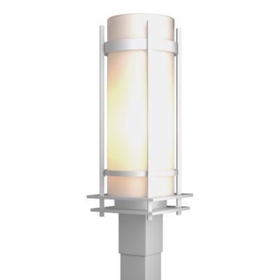 Hubbardton Forge Banded Coastal Outdoor Post Light - Color: White - Size: 1