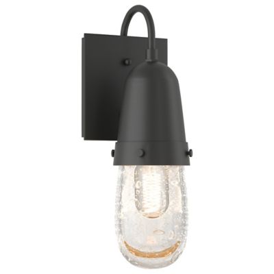 Hubbardton Forge Fizz Outdoor Wall Sconce - Color: Black - Size: 1 light - 