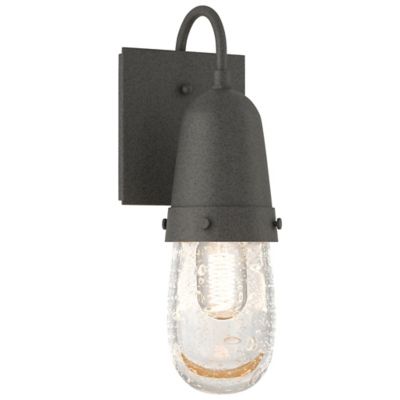 Hubbardton Forge Fizz Outdoor Wall Sconce - Color: Silver - Size: 1 light -