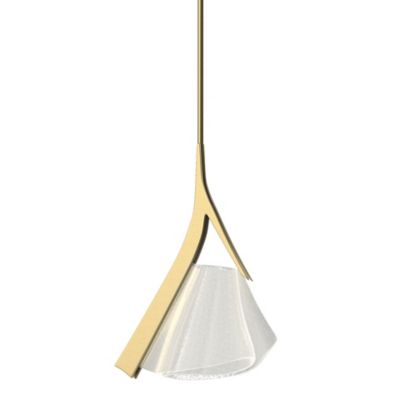 Hubbardton Forge Mobius LED Mini Pendant Light - Color: Clear - Size: 1 lig