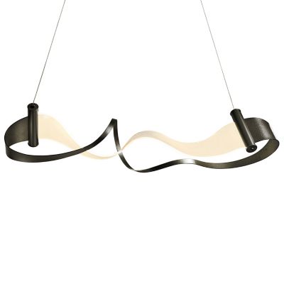 Hubbardton Forge Zephyr LED Linear Chandelier Light - Color: Oil Rubbed - 1