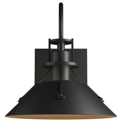 Hubbardton Forge Henry Outdoor Wall Sconce - Color: Black - Size: Small - 3