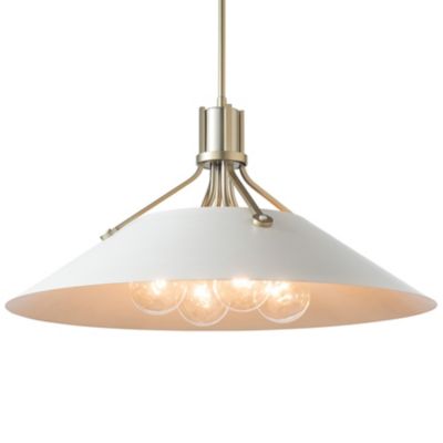 Hubbardton Forge Henry 4-Light Pendant Light - Color: White - Size: 4 light