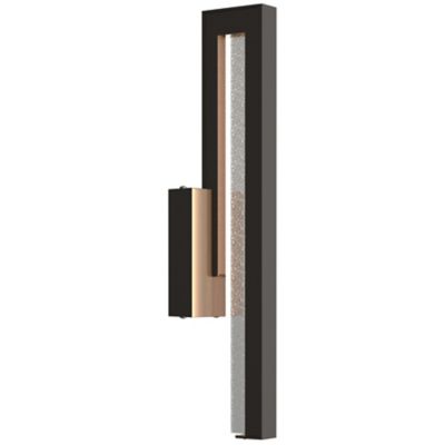 Hubbardton Forge Edge LED Outdoor Wall Sconce - Color: Oil Rubbed - Size: S