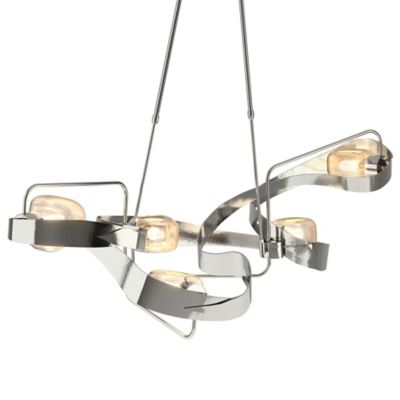 Hubbardton Forge Graffiti Pendant Light - Color: Silver - Size: Long - 1378