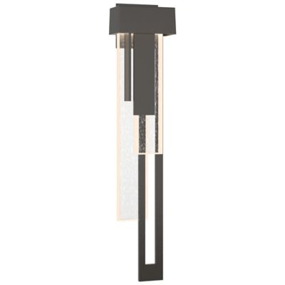 Hubbardton Forge Rainfall LED Outdoor Wall Sconce - Color: Oil Rubbed - Siz