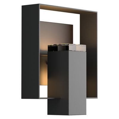 Hubbardton Forge Shadow Box Outdoor Wall Sconce - Color: Oil Rubbed - Size: