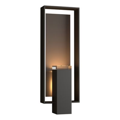 Hubbardton Forge Shadow Box Outdoor Wall Sconce - Color: Matte - Size: Larg