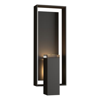 Hubbardton Forge Shadow Box Outdoor Wall Sconce - Color: Matte - Size: Larg