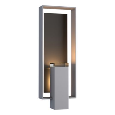 Hubbardton Forge Shadow Box Outdoor Wall Sconce - Color: Oil Rubbed - Size: