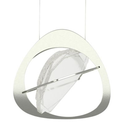 Hubbardton Forge Venn LED Pendant Light - Color: Polished - Size: 1 light -