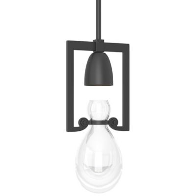 Hubbardton Forge Apothecary Mini Pendant Light - Color: Clear - Size: 1 lig