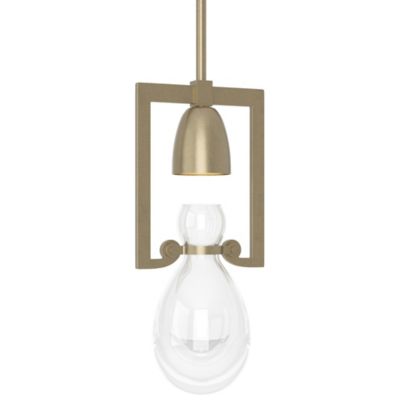 Hubbardton Forge Apothecary Mini Pendant Light - Color: Clear - Size: 1 lig